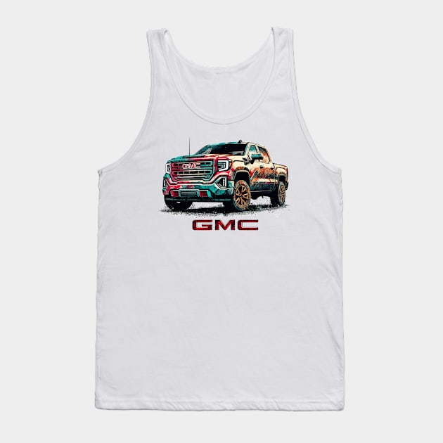 GMC Sierra Tank Top by Vehicles-Art